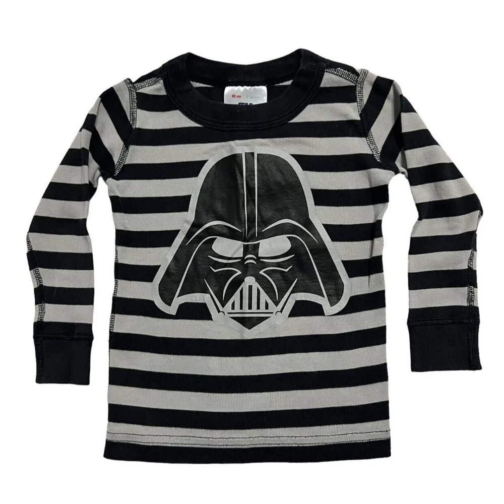 Hanna Andersson Sz 80 (18-24m) Star Wars Darth Vader Pajamas